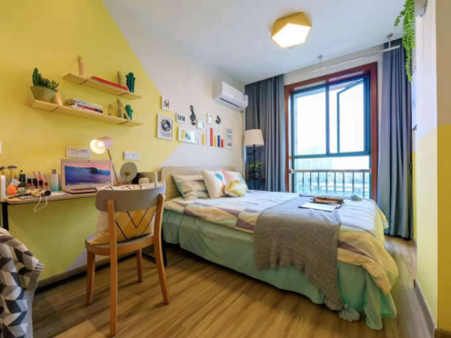 独栋·礼寓 礼寓绍兴中兴中路店 越城区书圣故里对面，秒杀房源，长租特惠，支付月付！ 独卫单间，可租车位 1室1厅