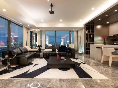 独栋·橙心萌鸭 D10天府公寓店 168平2房2卫，超高层视野 4106 2室1厅