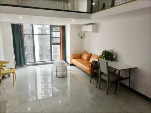 独栋·茂业成家 佳欣时代天汇店 0中介可月付！精装loft套二！5号线廖家湾！ 2室1厅