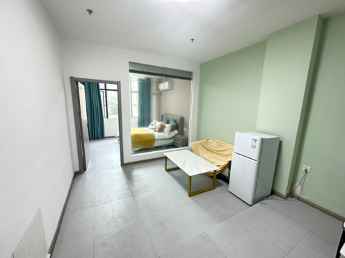 独栋·彩豆公寓 香樟院店 极简自然风轻奢套房一室一厅 1室1厅