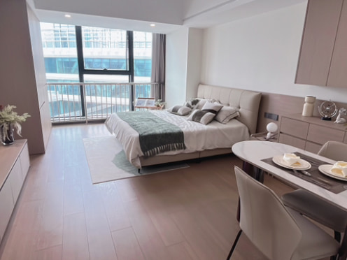 独栋·绿城蕅寓 海创店 【首月立减300 】 特价折扣房！可短租可月付 过渡房首选！ 1室1厅