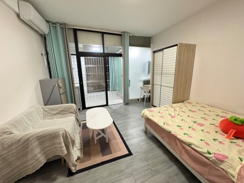 独栋·建方寓 同和蟹山中街店 同和站500米 厨房分离 押一 阳台大单间 开间