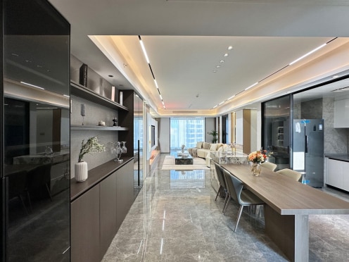 独栋·素舍公寓 瀚江府 开福区 大悦城 凤凰海 北辰瀚江府 175平一线江景大平层 4室2厅