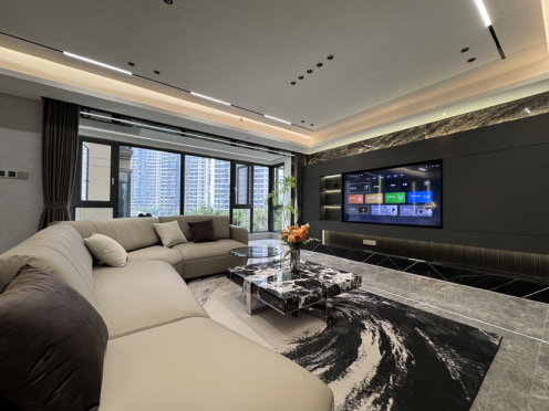 独栋·素舍公寓 瀚江府 开福区 北辰 江景大平层 精装四房 中央空调加地暖 月付 4室2厅