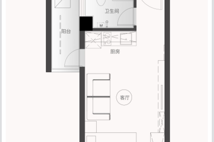 软三房东直租 押一付一 精装独卫带独立阳台 拎包入住