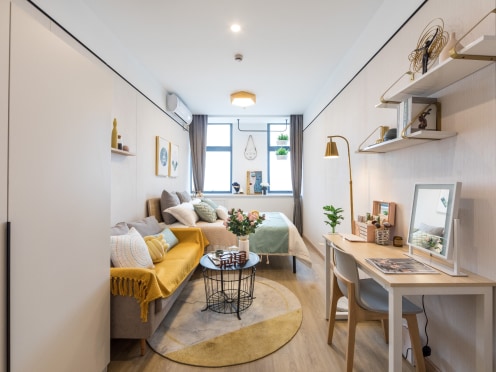 独栋·冠寓 龙湖冠寓滨江浦沿店 网易阿里专属优惠！可短租！押一付一！无中介费！！！ 1室1厅