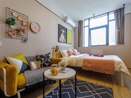 独栋·冠寓 转塘店 6号线科海路地铁口！学生企业特惠！可申请租房补贴！精装公寓直租！拎包入住！近中大银座、鹏辉产业园 开间