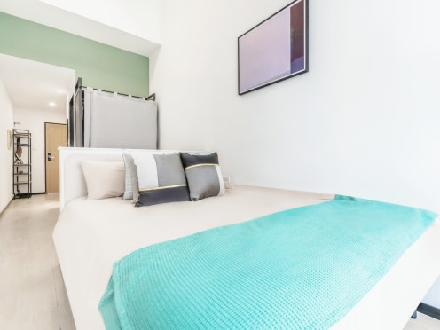 独栋·华润置地·有巢公寓 西部智谷店 京东西部智谷走路上下班  可短租可月付  免费健身房  长租免租30天! 拎包入住B 开间