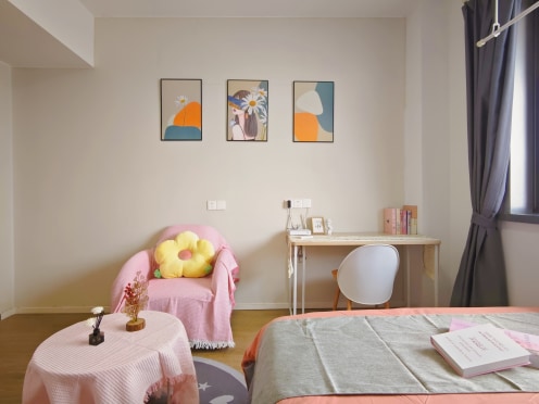 独栋·禾幔迦 姑苏店 【近万象天地】姑苏寓民用水电 店长主推 马卡龙一居室 1室1厅