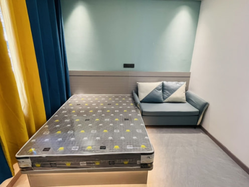 独栋·长沙青柚公寓 高桥商贸城店 高桥单间可以做饭独立卫生间 1室1厅