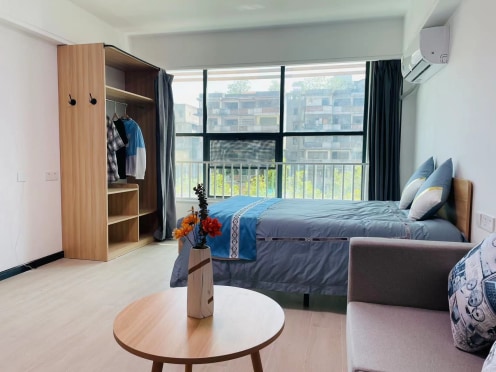 独栋·融寓 江汉路店 中山公园循礼门江汉路精装电梯一居室 开间