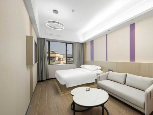 独栋·魔方公寓 魔方公寓珠海明珠旗舰店 【可短租】 押一付一 拎包入住 电梯精装 提供床单被罩 开间