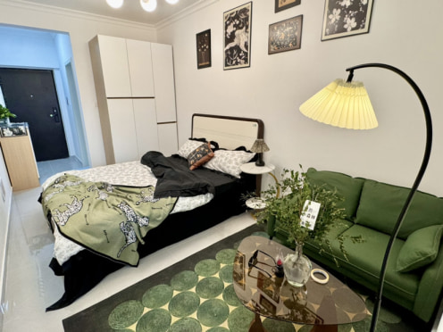 独栋·纵横寓 关虎屯新天地店 金水区近国贸 小吃街 月租 月付 精装修 无中介 民水电 开间