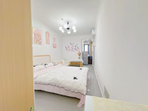 独栋·纵横寓 关虎屯新天地店 精装一居室兰德中心 国贸360 地铁口 真实房源实图实价 无中介 开间