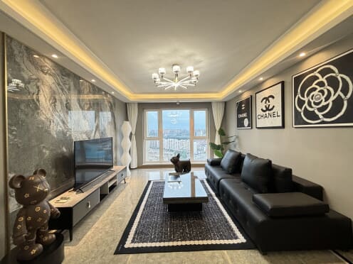 独栋·佑城地产 云尚天成店 金地樾檀山 温馨居住两室 奥体中心旁 密码门随时看.- 2室1厅