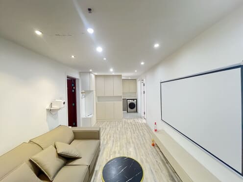 独栋·佑城地产 奥体禹洲广场店 沿海国际 精装两室 万达商圈 下楼就地铁 可月付 1室1厅