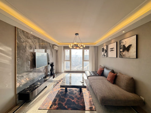 独栋·佑城地产 禹州沿海店 ///奥体高奢俩室住宅 小区治安 环境好 2室1厅