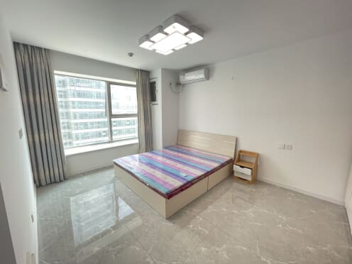 独栋·佑城地产 奥体禹洲广场店 沿海国际 精装一室 拎包入住 可短租月付 1室1厅