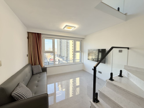 独栋·佑城地产 禹州沿海店 沈河五里河楼下7中 越秀 精装复式 拎包入住 不支持月付 1室1厅