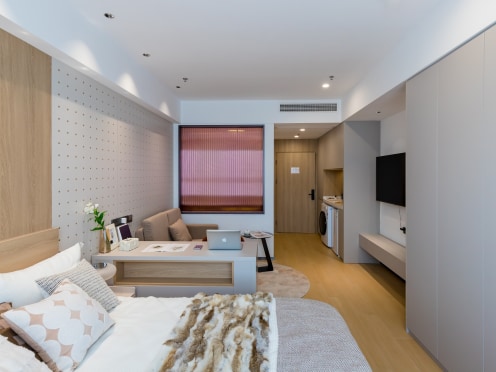 独栋·漫柏未来人才社区 通州店 B户型 停车宽带免费  押一付一  精装修 1室1厅