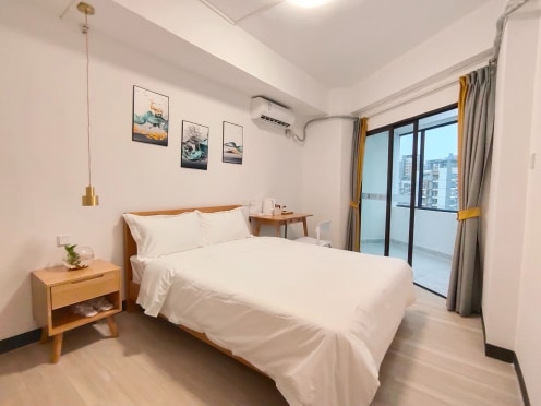 独栋·源社里青年服务公寓 华南摩尔店 万江曲海地铁口高层瞰景一房一厅 含网络，民用水电 1室1厅