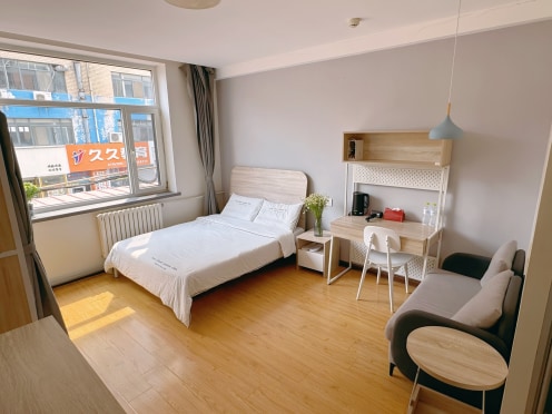 独栋·大象公寓 彩云城店 开发区独栋公寓 短租特价房源 无中介费 押一付一 带供暖 公区厨房 开间