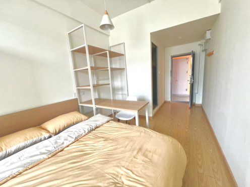 独栋·大象公寓 春晖路店 莱山区房东直租*西向一居*有供暖*押1付1*政务中心万象汇佳世客*迎春大街山商烟大*悦海大厦观海大厦 1室1厅