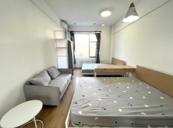 莱山公寓直营*无中介费*押一付一*一居室双床房*整租**山商西校*烟大*永旺佳世客万象汇