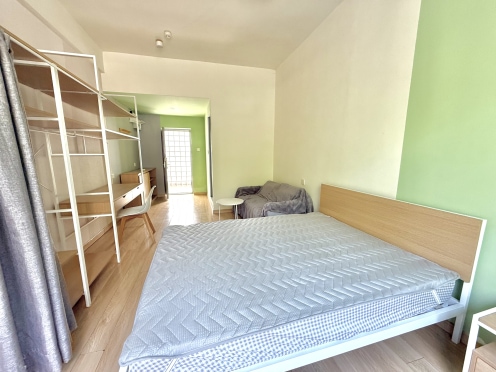 独栋·大象公寓 春晖路店 莱山大学城公寓直租*可短租*无中介费*押一付一*北向一居整租*供暖*山商烟大万象汇观海大厦*政务中心 1室1厅