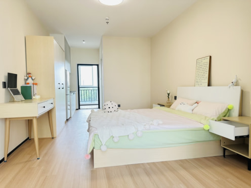 独栋·漫柏公寓 漫柏未来人才社区一期 【绝美落地窗】整租一室户·月付0中介·无忧拎包住 1室1厅