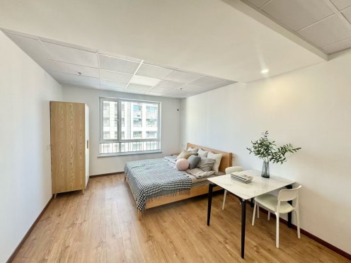 独栋·贝壳新青年公寓 凤凰居店 无中介费 49平 精装 可押一付一 月付 家具家电齐全 1室1厅