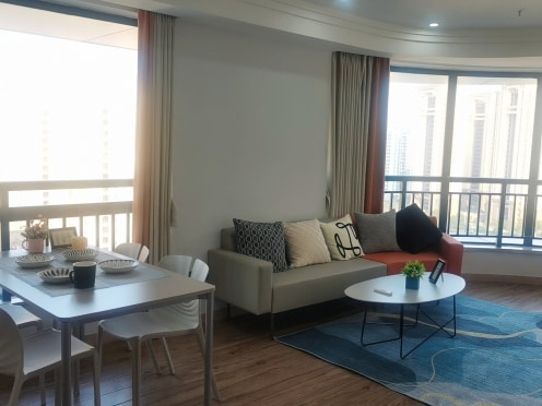 独栋·碧家国际社区 智汇大厦店 智汇大厦公寓直租，临物美，精装修一室一厅，民用水电，配套齐全 1室1厅