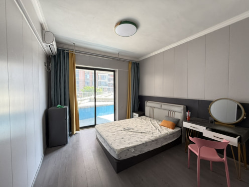 独栋·卓信公寓 美仙山一期 落地窗 民用水电 包物业 押一付一 1室1厅