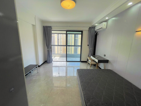 独栋·卓信公寓 力高郡逸府 包物业 民用水电 中远拎包入住 1室1厅