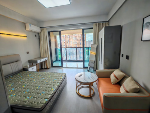 独栋·卓信公寓 百信御江帝景6期 包物业 民用水电 拎包入住 1室1厅