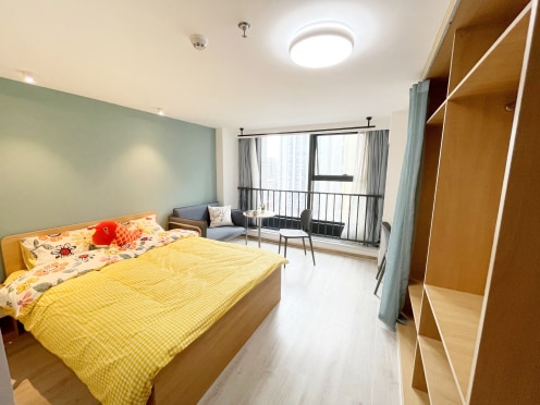 独栋·柚米寓 人民北路店 低价直租【金牛区花牌坊、营门口周边】龙湖天街旁可短租月付 1室1厅