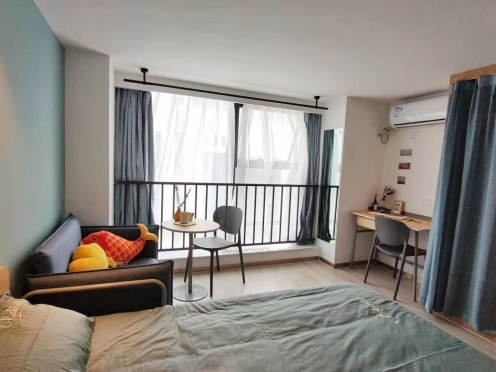 独栋·柚米寓 人民北路店 短租好房金牛万达 龙湖天街旁 1号线地铁站直达市三院 天府广场 桐梓林 1室1厅