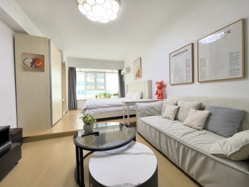 独栋·美邻公寓. 曼哈顿-五四广场店 新店开业-限时特价，山东路，五四广场整租套一 1室1厅