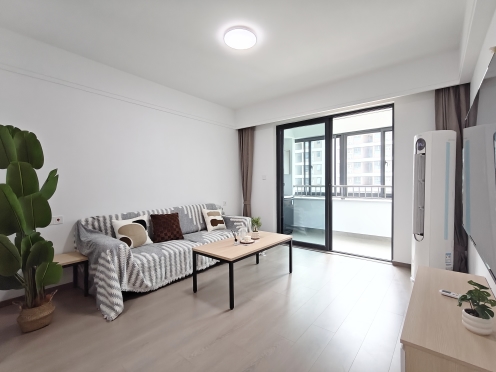 独栋·龙山澜苑·泊寓 10号楼 两室一厅/免中介/可办租房补贴/民用水电/押一付一 2室1厅