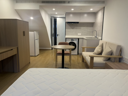 独栋·涵碧紫金城公寓 金华涵碧紫金城公寓 直租无中介万达地铁旁 可短租可养猫 1室1厅