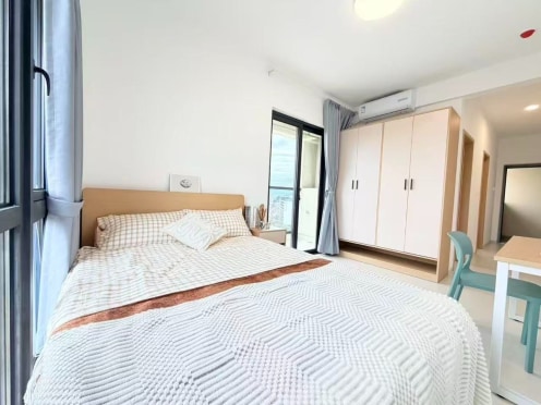 独栋·新投海瑜公寓 城门地铁站店 宠物友好！ 摆脱无良舍友黑心中介 智能门锁安全有保障 白领上班族佳选 拎包既住 开间