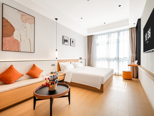 独栋·家蜓酒店公寓 徐州高铁站店 带厨房阳光房,近地铁1号线,超豪华装修 1室1厅