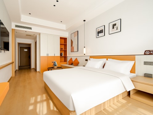 独栋·家蜓酒店公寓 徐州高铁站店 品牌服务式公寓/拎包入住/全屋精装/开业特惠12免1 开间