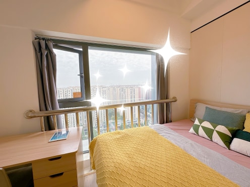 独栋·龙湖冠寓 成都青羊新城店 【首月特惠减300 青羊总部基地专属特价】中坝地铁特惠好房！全景落地窗 整租一居室！ 开间