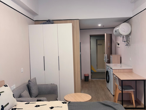 独栋·龙湖冠寓 成都青羊新城店 【妇幼进修特惠好房！下楼直达】  企业特惠青羊总部经济基地可短租可月付 精装套一拎包入住 开间