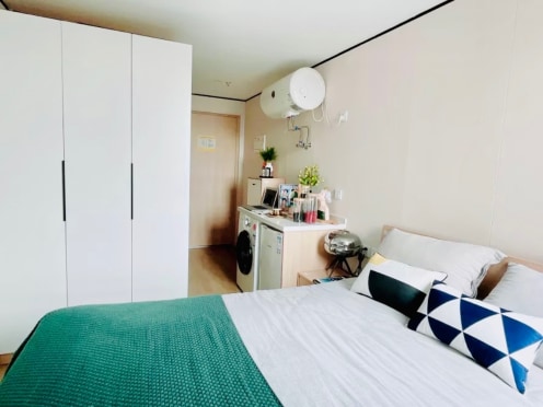 独栋·龙湖冠寓 成都青羊新城店 【11月特惠立减500 长租特价！】  中坝地铁站旁整套出租 总部经济园区企业特惠 梯控公寓 开间