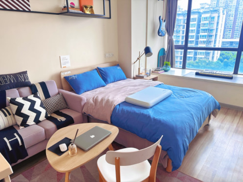 独栋·龙湖冠寓 成都解放路店 【仅月租】限时折扣 短租跌破低价！套1无中介！金牛万达商圈旁！手慢无！ 开间