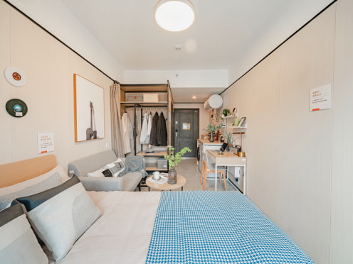 独栋·龙湖冠寓 成都西南交大犀浦二店 双十一预热！首月立减500 学生/企业员工享额外折扣，0中介 开间