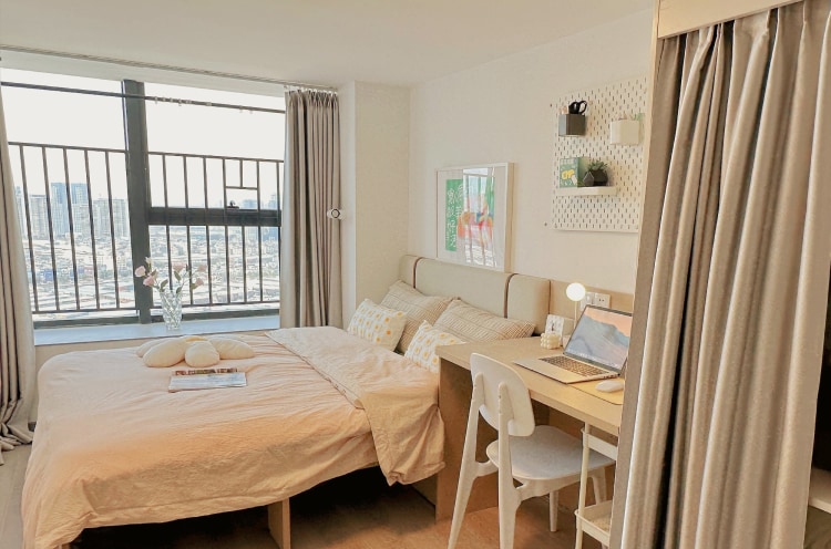 【限时秒杀  下楼即地铁】一年起租  近晓东村地铁口豪华舒适大两房无中介费 押一付一