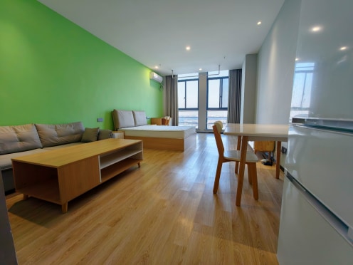 独栋·稻梦公寓 吴江店 -稻梦公寓单人间-4号线地铁口-押一付一可短租 1室1厅